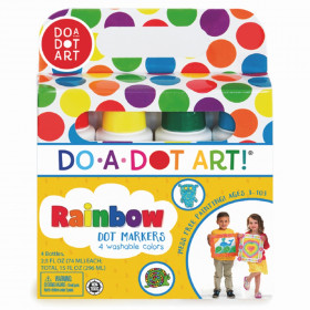 Rainbow Washable Markers, Pack of 4