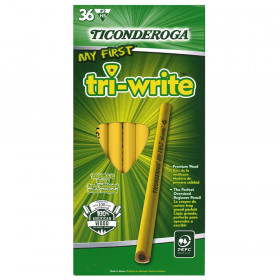 My First Tri-Write Primary Size No. 2 Pencils without Eraser, Box of 36
