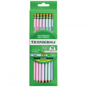 Wooden Pencil Pastel, Sharpened, Pack of 18