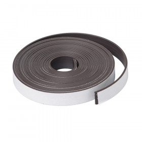 Roll Magnet Strip w/Adhesive, 0.5" x 10'