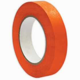 Premium Grade Masking Tape, 1" x 55 yds, Orange