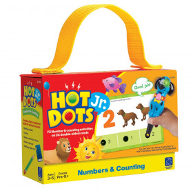 Numbers & Counting Hot Dots Jr. Card Set, 72/pkg