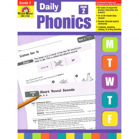 Daily Phonics Book, Grade 2