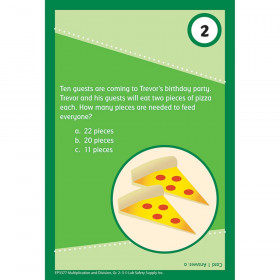 Brain Blasters Math Practice Cards Multiplication/Division Gr 2-3