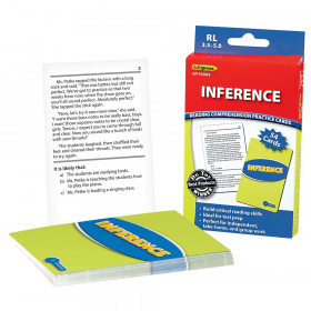Reading Comprehension Practice Cards: Inference (Blue Level)