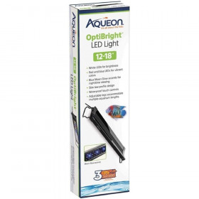 Aqueon OptiBright LED Aquarium Light Fixture - 12"-18" Fixture