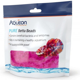 Aqueon Pure Betta Beads Pink - 1 count