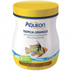 Aqueon Tropical Granules Fish Food - 6.5 oz