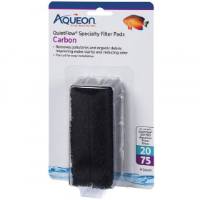 Aqueon Carbon for QuietFlow LED Pro 20/75 - 4 count
