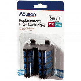 Aqueon Replacement Filter Cartridges for QuietFlow Filters - Small - 2 Count