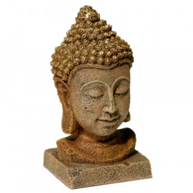 Blue Ribbon Exotic Environments Thai Buddha Head - Large (3"W x 5.75"H)