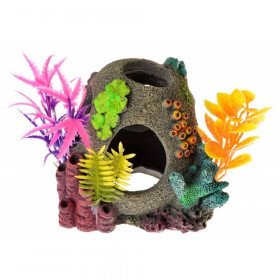 Exotic Environments Sunken Orb Floral Ornament - 1 Count