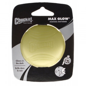 Chuckit Max Glow Ball - Medium Ball - 2.25" Diameter (1 Pack)