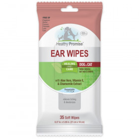 Four Paws Healthy Promise Dog And Cat Ear Wipes - 35 Wipes