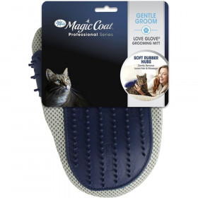 Four Paws Love Glove Grooming Mitt for Cats - One Size Fits All - (9in.L x 6.75in.W)