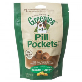 Greenies Pill Pocket Peanut Butter Flavor Dog Treats - Large - 30 Treats (Capsules)