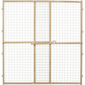 MidWest Wire Mesh Wood Presuure Mount Pet Safety Gate - 44" tall - 1 count