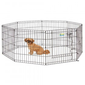 MidWest Contour Wire Exercise Pen with Door for Dogs and Pets - 24" tall - 1 count