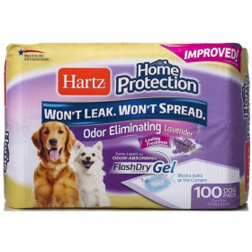 Hartz Home Protection Lavender Scent Odor Eliminating Dog Pads - Regular - 100 count