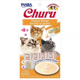 Inaba Churu Chicken Recipe Creamy Cat Treat - 4 count