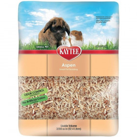 Kaytee Aspen Small Pet Bedding & Litter - 1 Bag - (1,250 Cu. In. Expands to 3,200 Cu. In.)