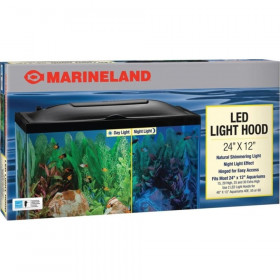Marineland LED Aquarium Light Hood - 24" Long x 12" Wide