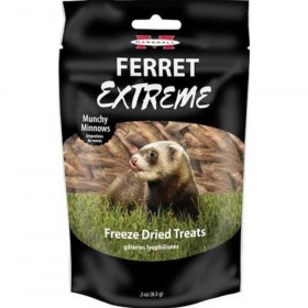 Marshall Ferret Extreme Munchy Minnows Freeze Dried Ferret Treat - .3 oz