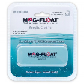 Mag Float Floating Magnetic Aquarium Cleaner - Acrylic - Medium (130 Gallons)