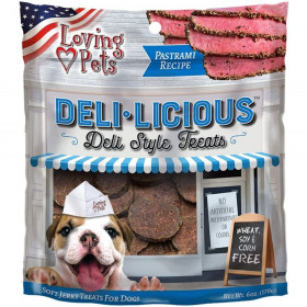 Loving Pets Deli-Licious Deli Style Treats Pastrami Recipe - 6 oz