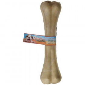 Loving Pets Nature's Choice 100% Natural Rawhide Pressed Bones - 10" Long (1 Bone)