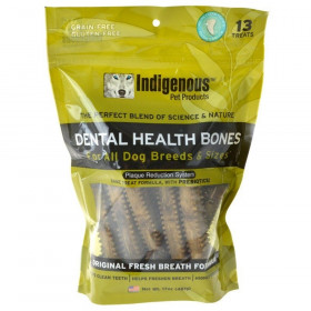 Indigenous Dental Health Bones - Fresh Breath Formula - 13 Count