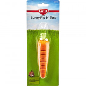Kaytee Bunny Flip'N' Toss Toy - 1 Pack - (1.25"L x 1.25"W x 6"H)