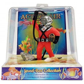 Penn Plax Action Air - Diver with Hose - 4.5" Tall