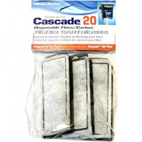 Cascade 20 Power Filter Replacement Carbon Filter Cartridges - 3 count