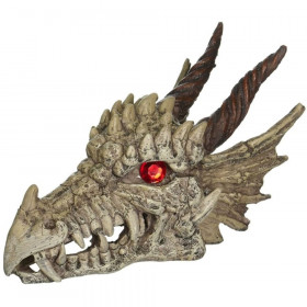 Penn Plax Gazer Dragon Skull Aquarium Ornament - 5"L x 8"W x 5.5"H