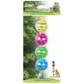 Penn Plax Geo Balls with Bell - 1 count