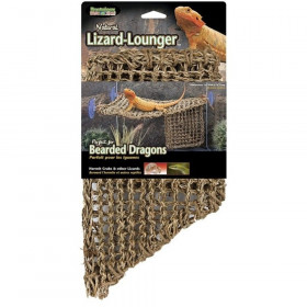Penn Plax Reptology Natural Lizard Lounger - Large - (14"L x 14"W)