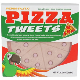 Penn Plax Tweet Eats Pizza Tweets Mineral Block - 1 count