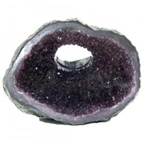 Penn Plax Purple Amethyst Geode Aquarium Ornament - 1 count