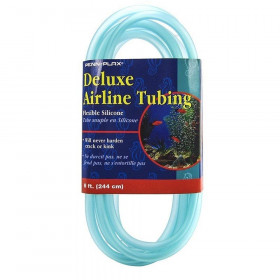 Penn Plax Delux Airline Tubing - Silicone - 8' Long x 3/16" Diameter