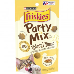 Friskies Party Mix Cat Treats Natural Yums With Real Chicken - 2.1 oz (60 g)
