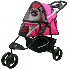 Petique Revolutionary Pet Stroller for Dogs and Cats Supernova Pink - 1 count