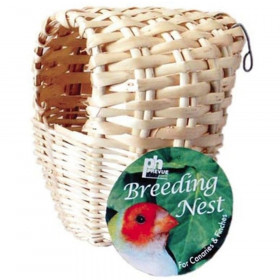 Prevue Parakeet All Natural Fiber Covered Bamboo Nest - 1 count