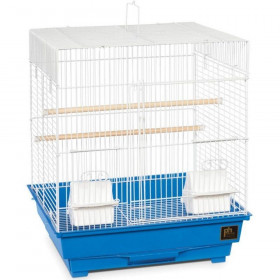 Prevue Square Top Bird Cage - Small - 1 Pack - (16in.L x 14in.W x 18in.H)