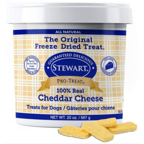 Stewart Freeze Dried Cheddar Cheese Dog Treats - 20 oz
