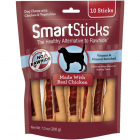 SmartBones SmartChips - Chicken & Vegetable Dog Chews - 7 oz