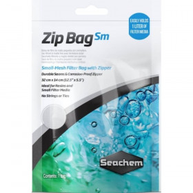 Seachem Small Mesh Zip Bag - 1 count (12.5"L x 5.5"W)