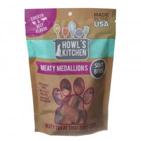Howl's Kitchen Meaty Medallions Soft Bites - Chicken & Beef Flavor - 12 oz