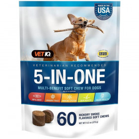 Sergeants VetIQ 5-in-One Multi-Benefit Soft Chews for Dogs - 60 count