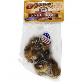Smokehouse Knee Bone Natural Dog Treat - 2 count